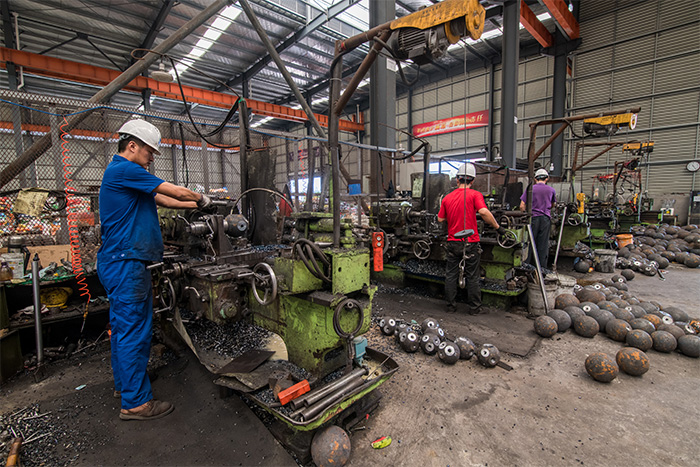 沛县网架配件车间